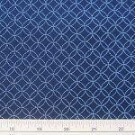Interlocking Circles Navy Blue FQ 4523 827 Interlocking Circles Navy Blue FQ 4523 827